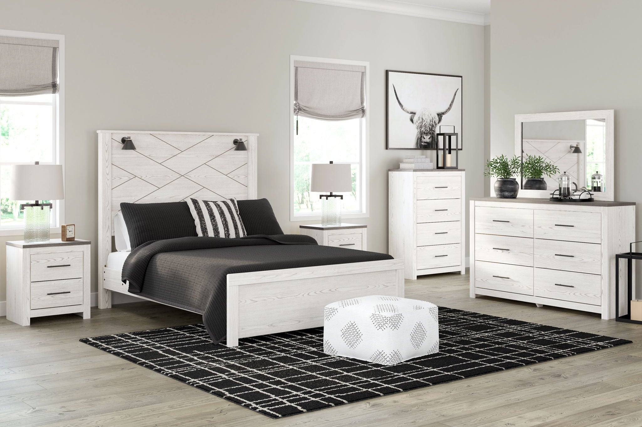 Gerridan - Panel Bedroom Set With Sconces - Urban Living Furniture (Los Angeles, CA)