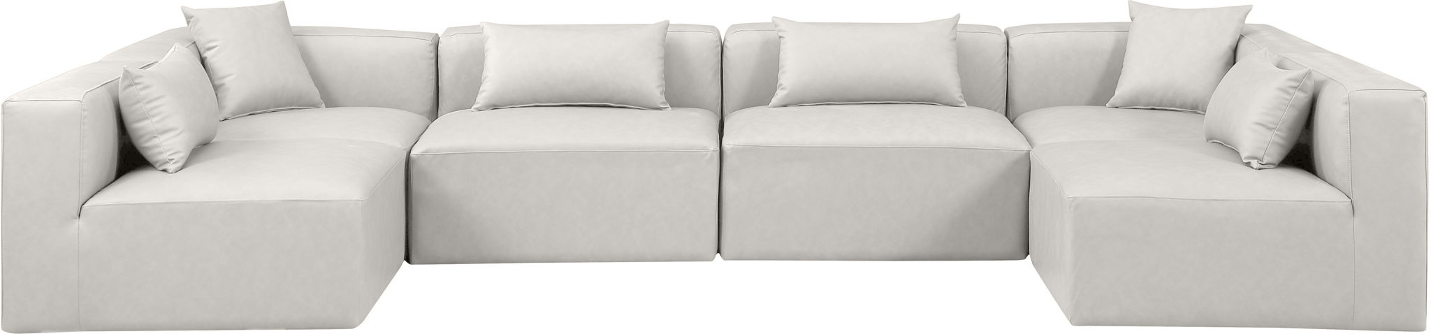 Cube - 6 Piece Modular Armless Sectional