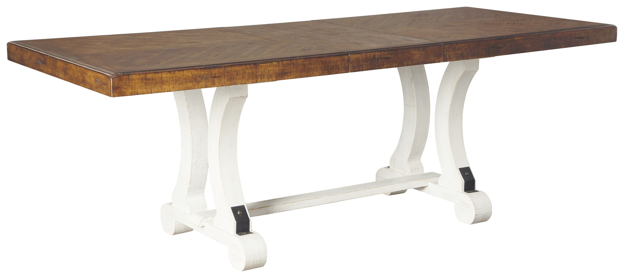 Valebeck - White / Brown - Rectangular Dining Room Table - Urban Living Furniture (Los Angeles, CA)