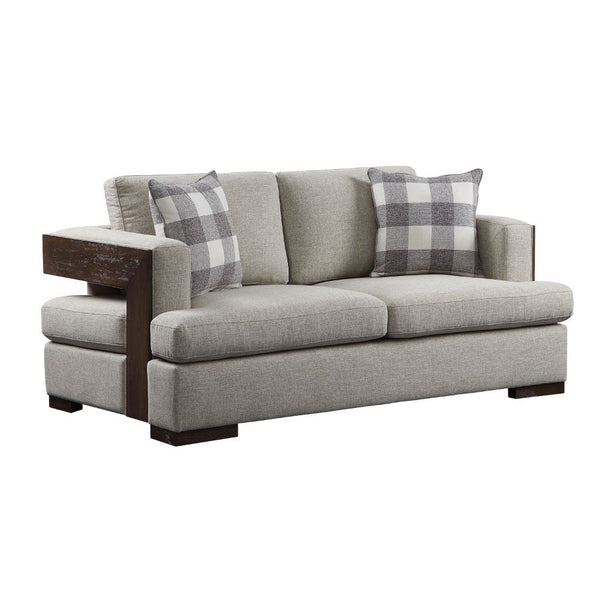 Niamey - Loveseat - Fabric & Walnut - Urban Living Furniture (Los Angeles, CA)