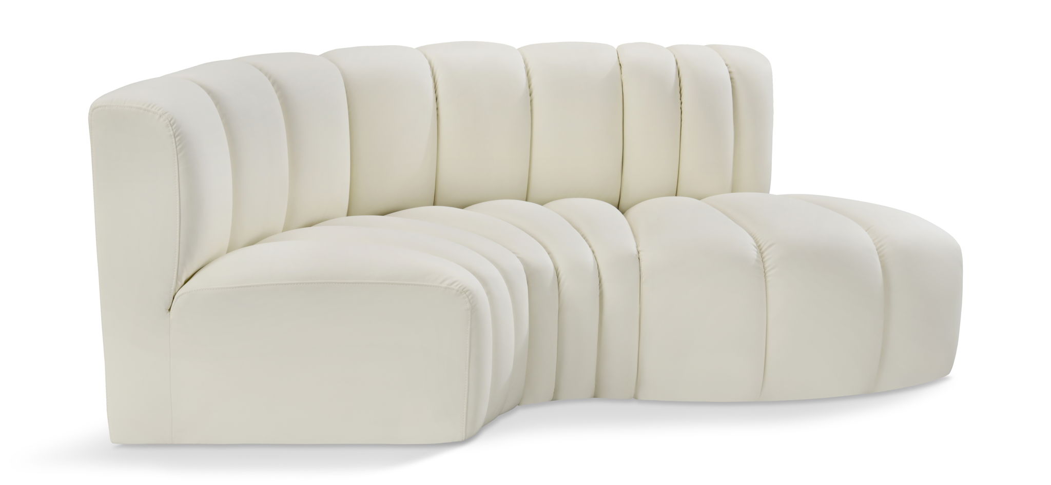 Arc - Faux Leather 3 Piece Modular L-Shaped Sofa - Urban Living Furniture (Los Angeles, CA)