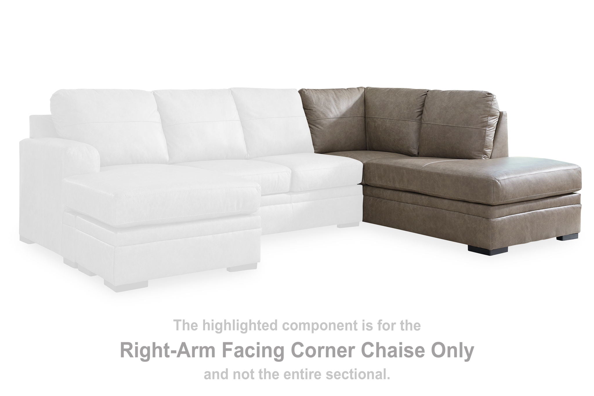 Amuleto - Desert - Raf Corner Chaise - Urban Living Furniture (Los Angeles, CA)