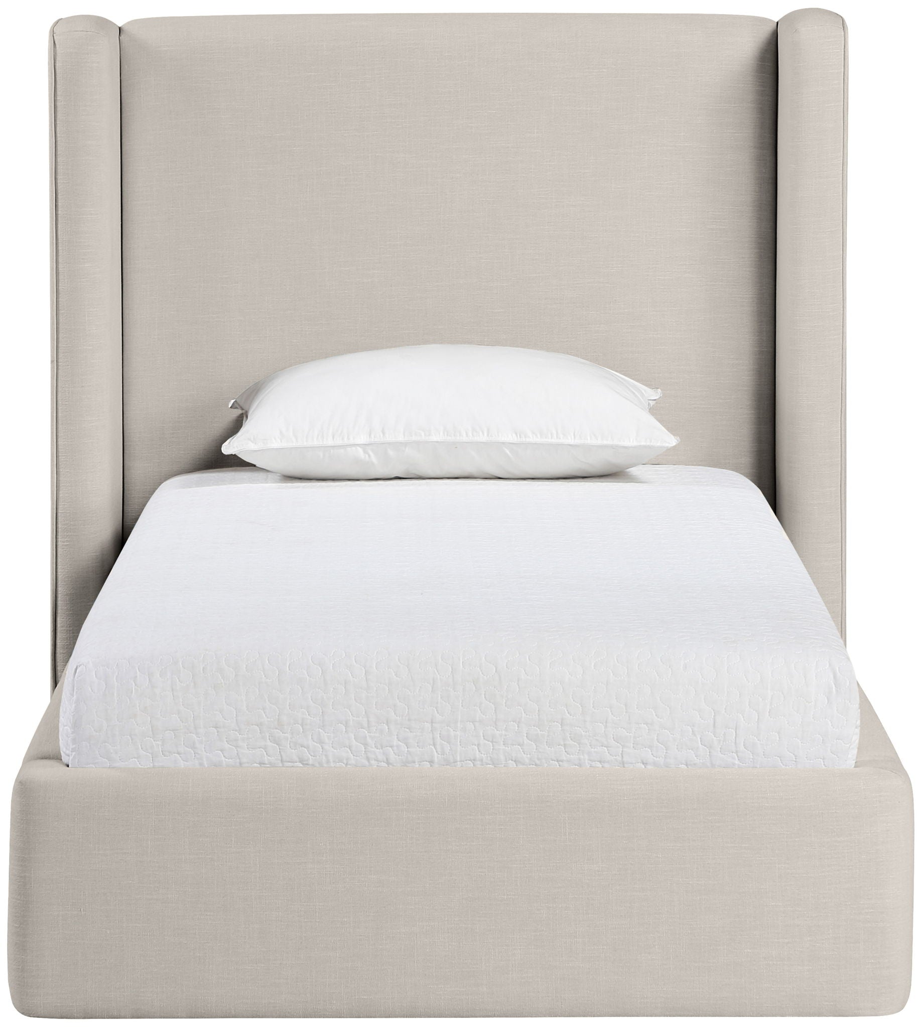 Kendall - Linen Textured Fabric Upholstered Bed - Urban Living Furniture (Los Angeles, CA)