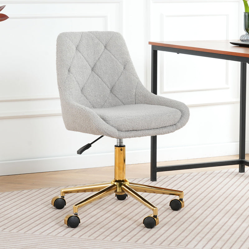 Modern Teddy Velvet Fabric Chair With Gold Plated 5 Claw Legs