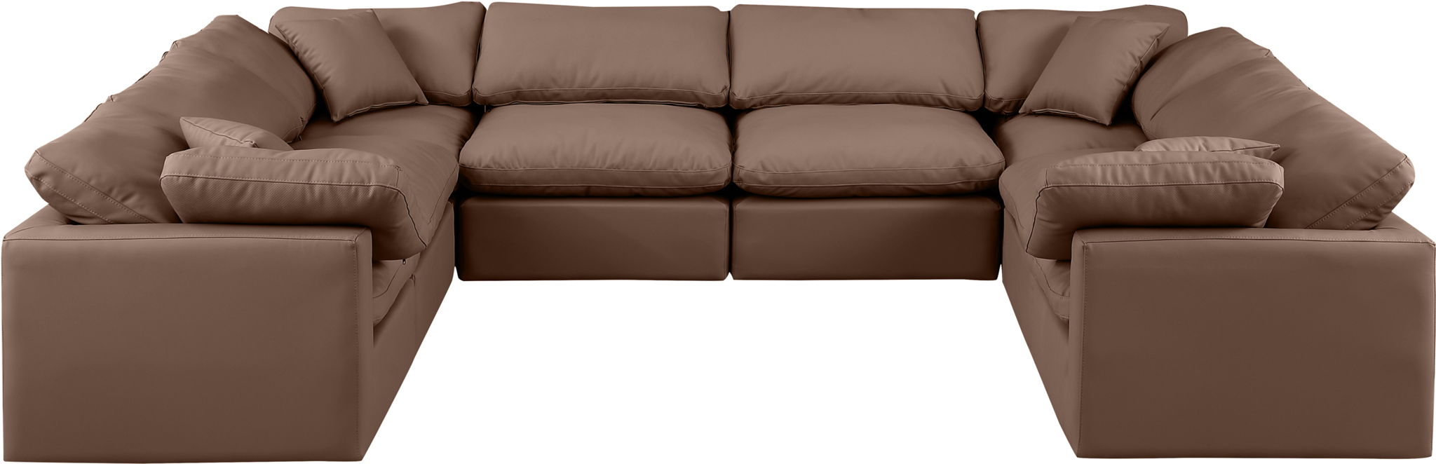 Indulge - Faux Leather 8 Piece Modular Sectional - Urban Living Furniture (Los Angeles, CA)