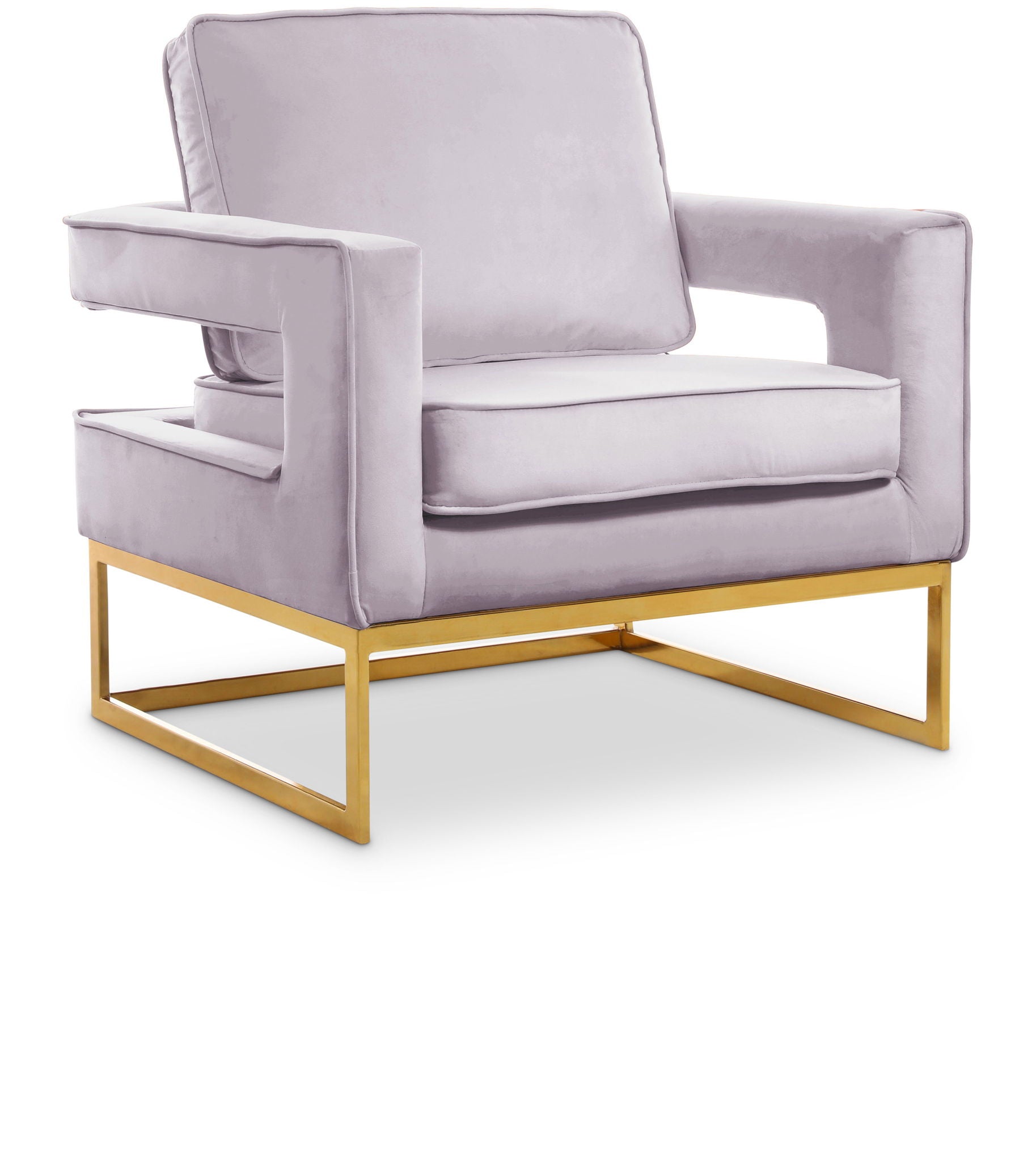 Noah - Accent Chair with Gold Legs - Urban Living Furniture (Los Angeles, CA)