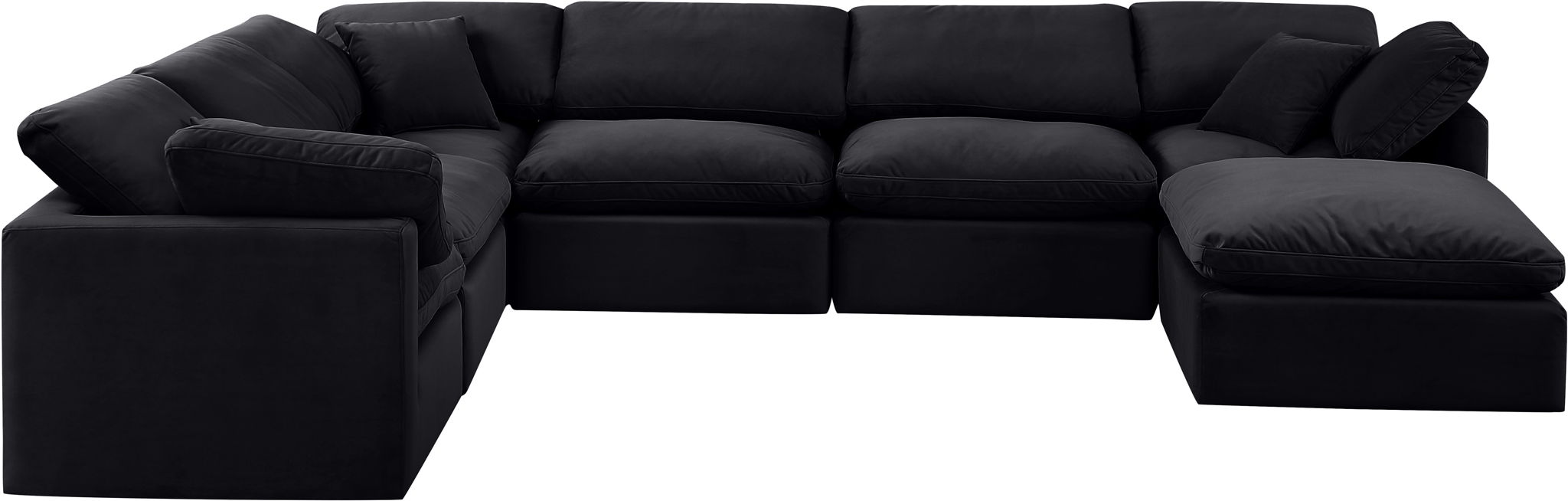 Indulge - Velvet 7 Piece Modular Sectional - Urban Living Furniture (Los Angeles, CA)