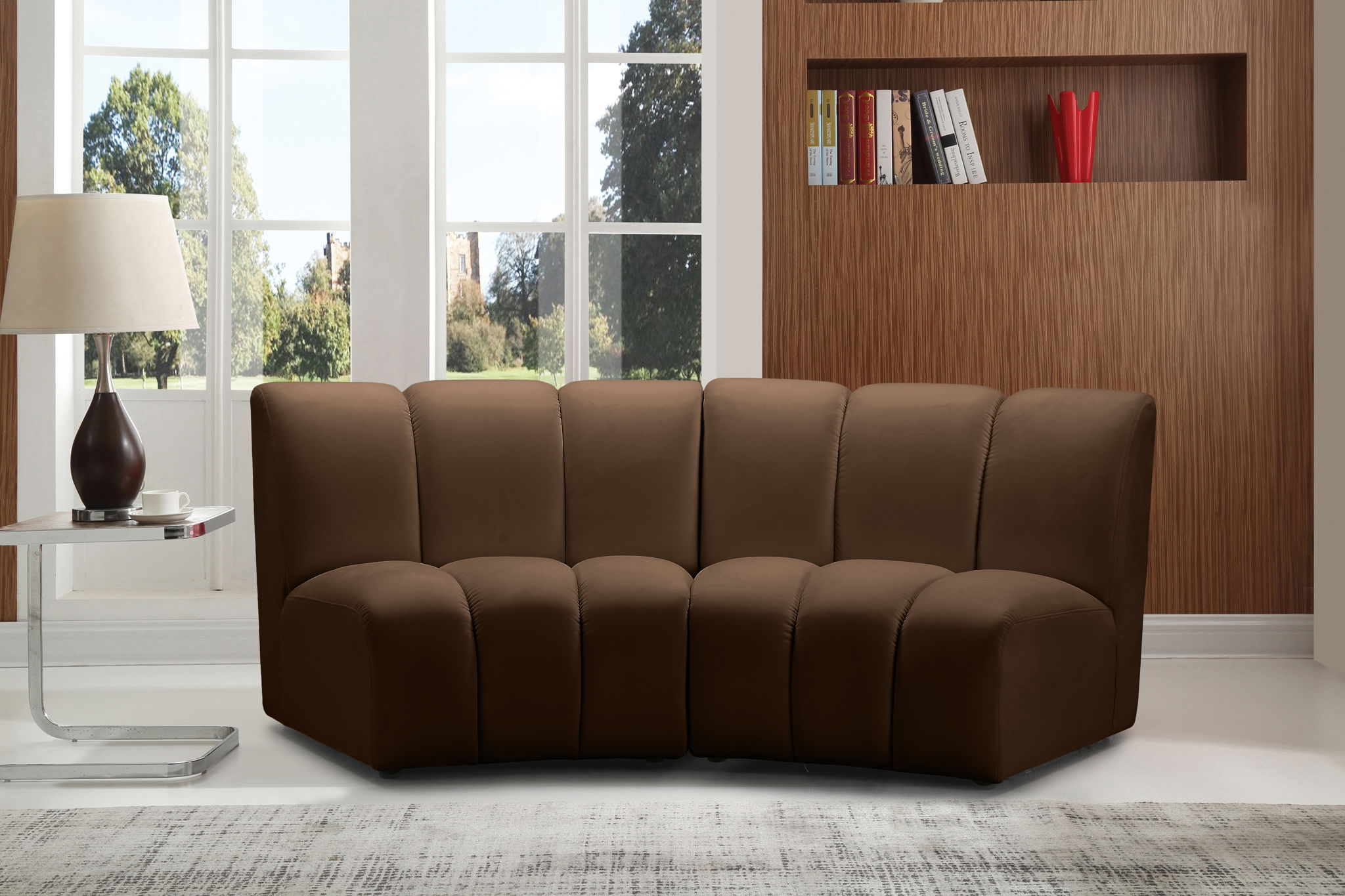 Infinity - 2 Piece Modular Sectional - Brown - Urban Living Furniture (Los Angeles, CA)