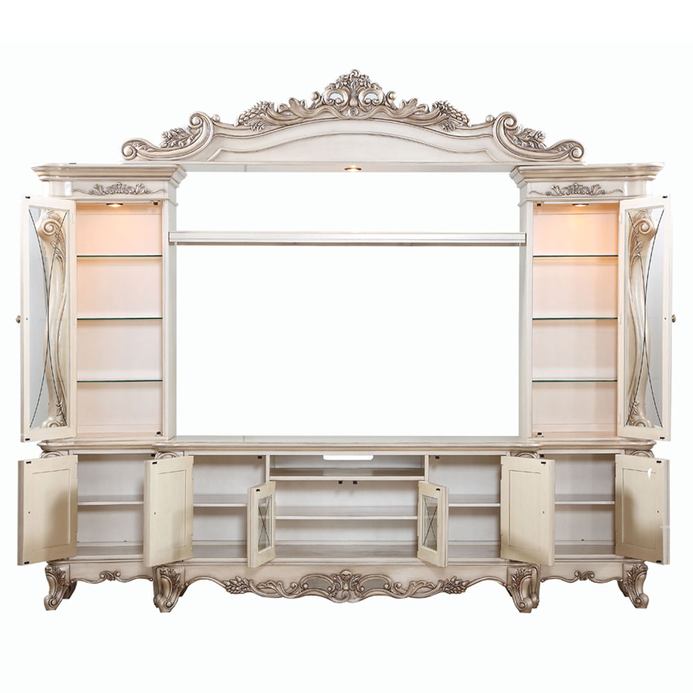 Gorsedd - Entertainment Center - Golden Ivory - Urban Living Furniture (Los Angeles, CA)
