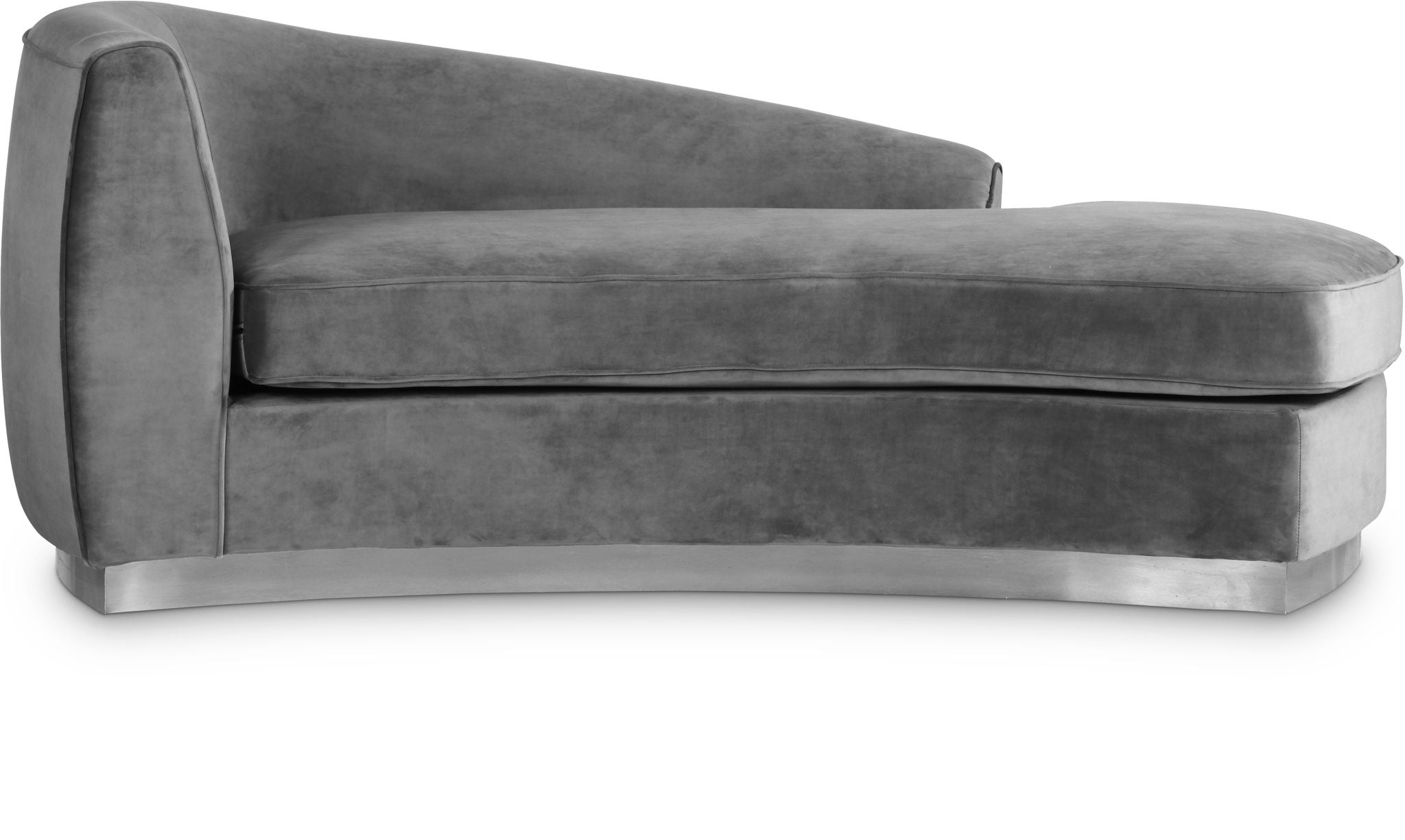 Julian - Chaise with Chrome Base - Urban Living Furniture (Los Angeles, CA)
