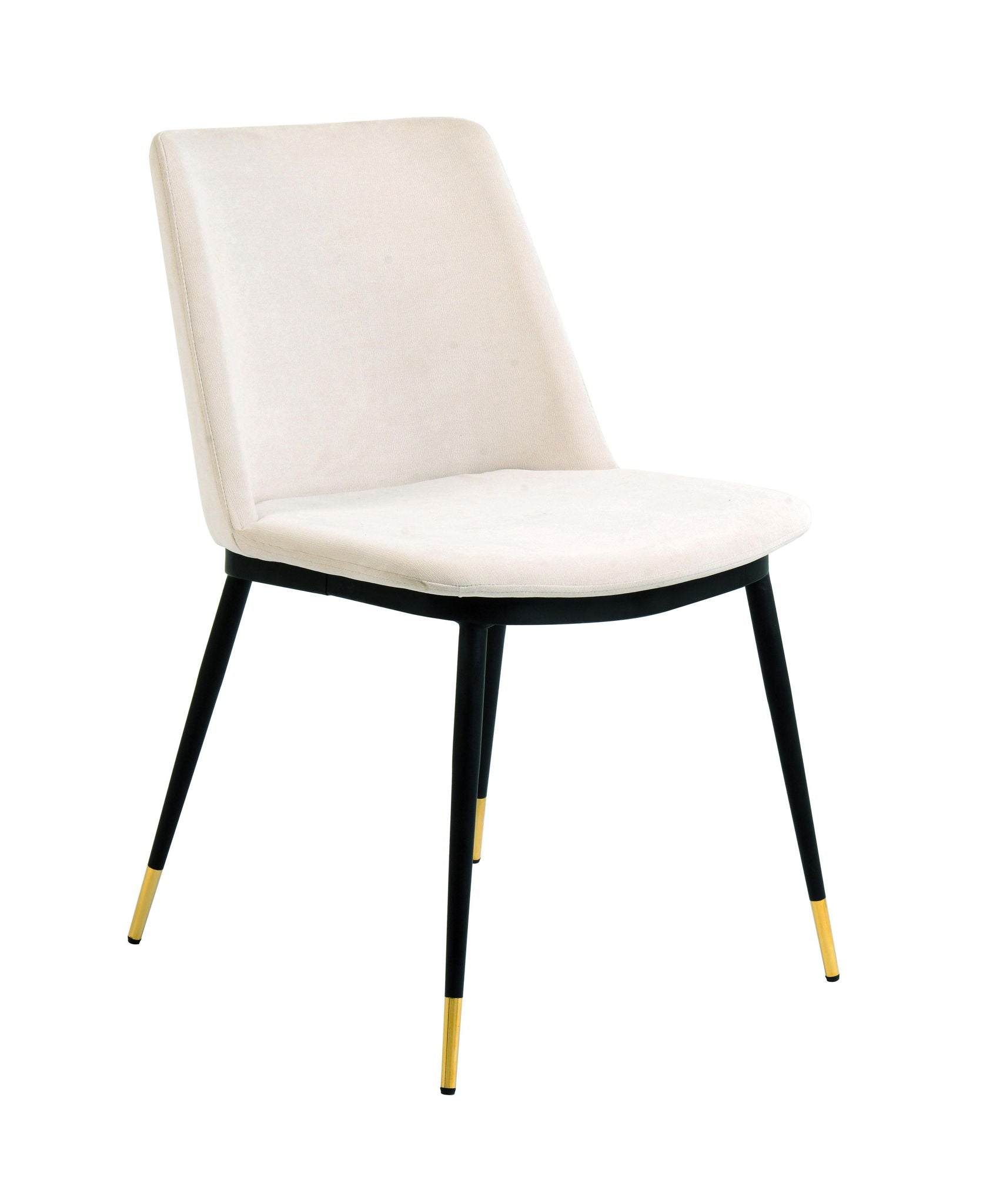 Evora - Velvet Chair With Gold Legs (Set of 2) - Urban Living Furniture (Los Angeles, CA)