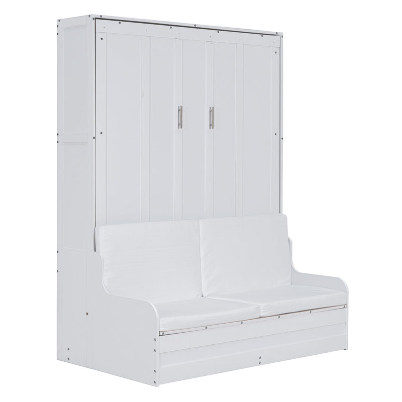Murphy Wall Bed With Cushion, Space Saving Design, And Construction