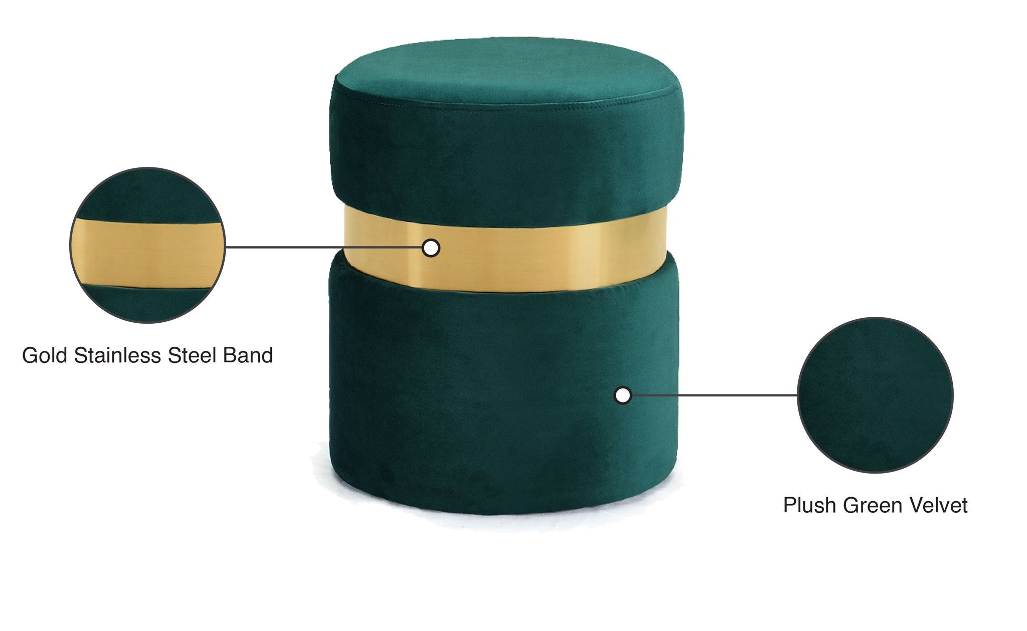 Hailey - Ottoman - Urban Living Furniture (Los Angeles, CA)