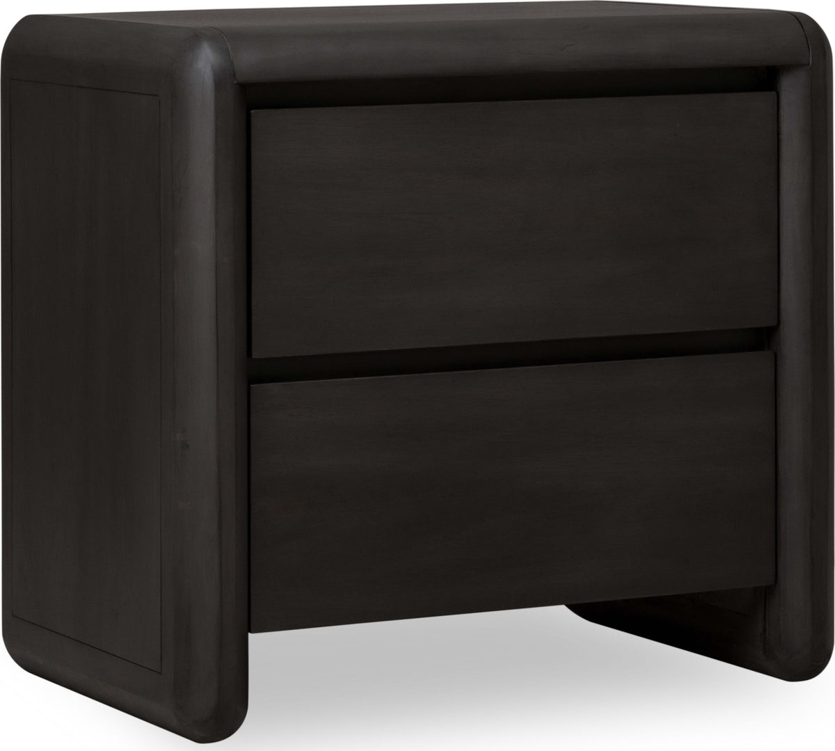 Xolani - Two Drawer Acacia Wood Nightstand - Jaguar