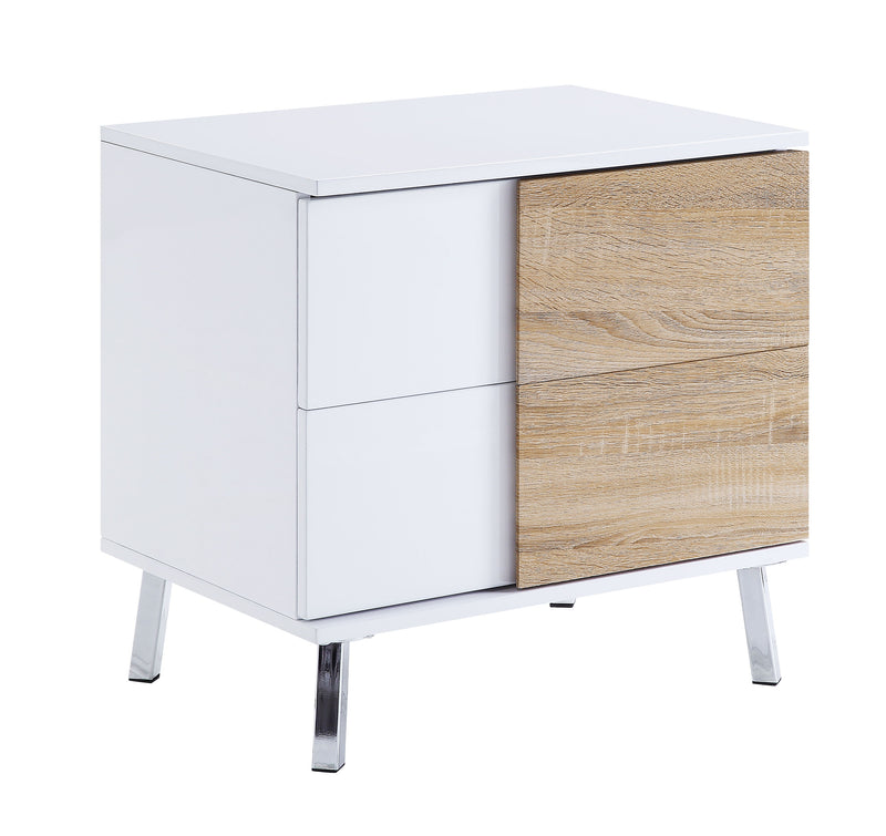 Verux - High Gloss End Table - White - Urban Living Furniture (Los Angeles, CA)