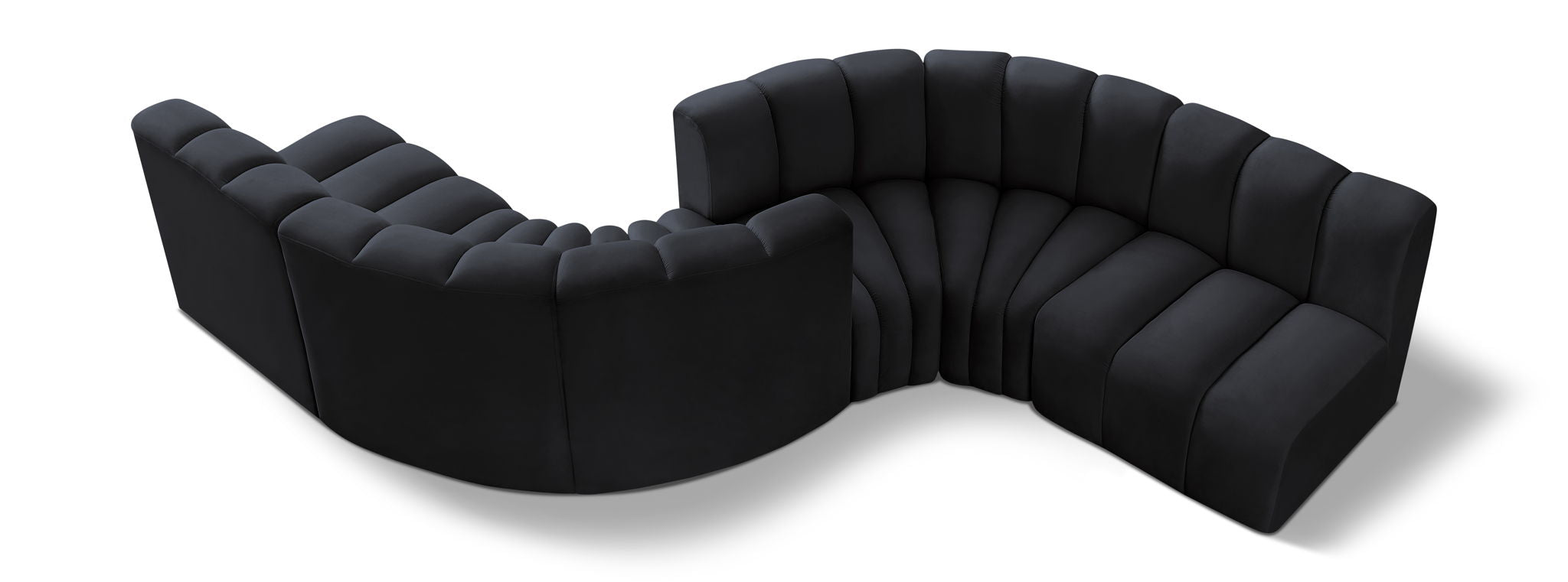 Arc - Velvet 6 Piece Modular Sofa - Urban Living Furniture (Los Angeles, CA)