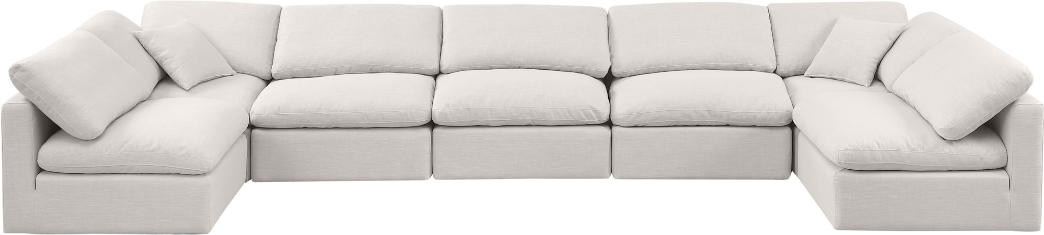 Indulge - Linen 7 Piece Modular U-Shaped Sectional - Urban Living Furniture (Los Angeles, CA)