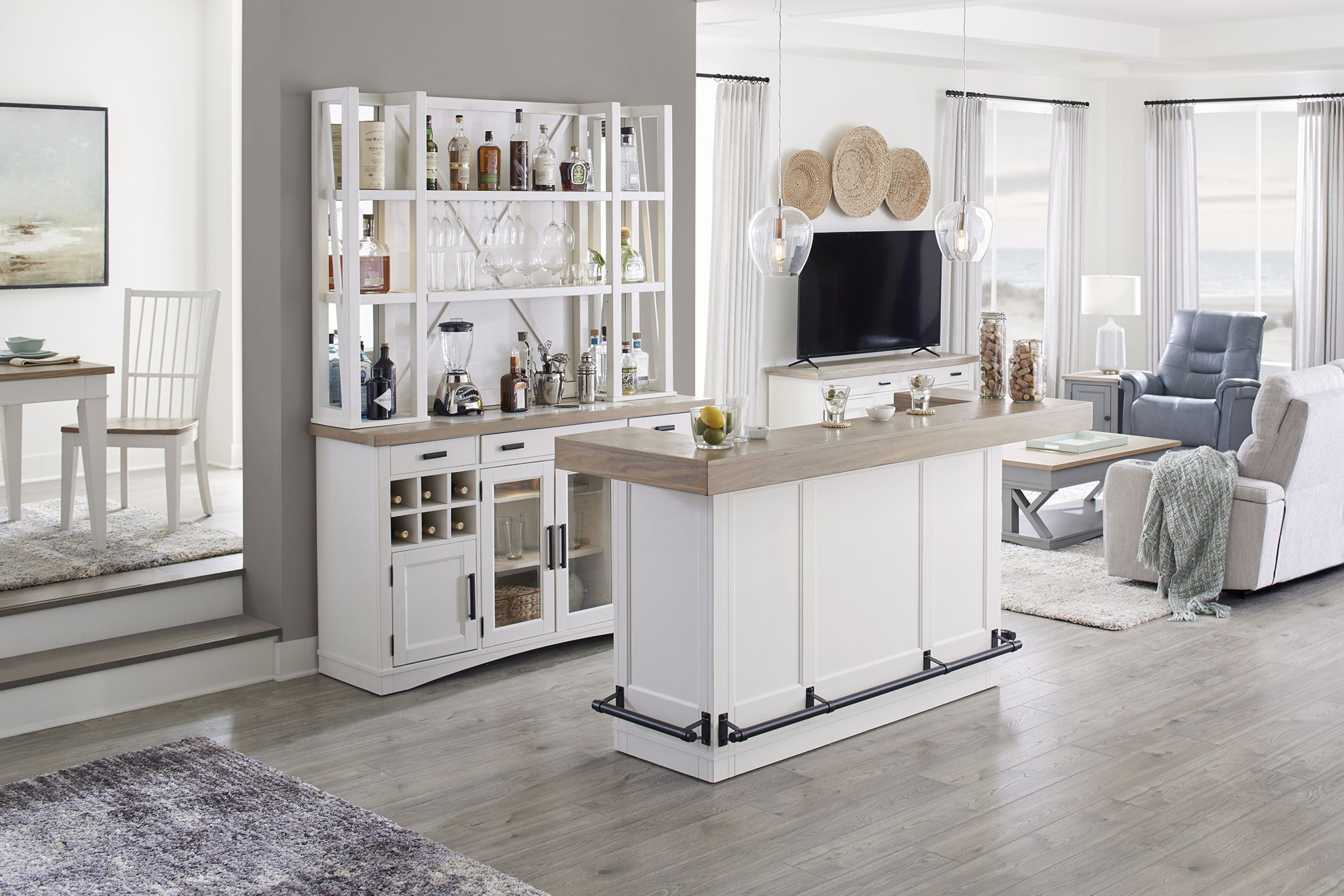 Americana Modern Dining - Bar - Cotton - Urban Living Furniture (Los Angeles, CA)
