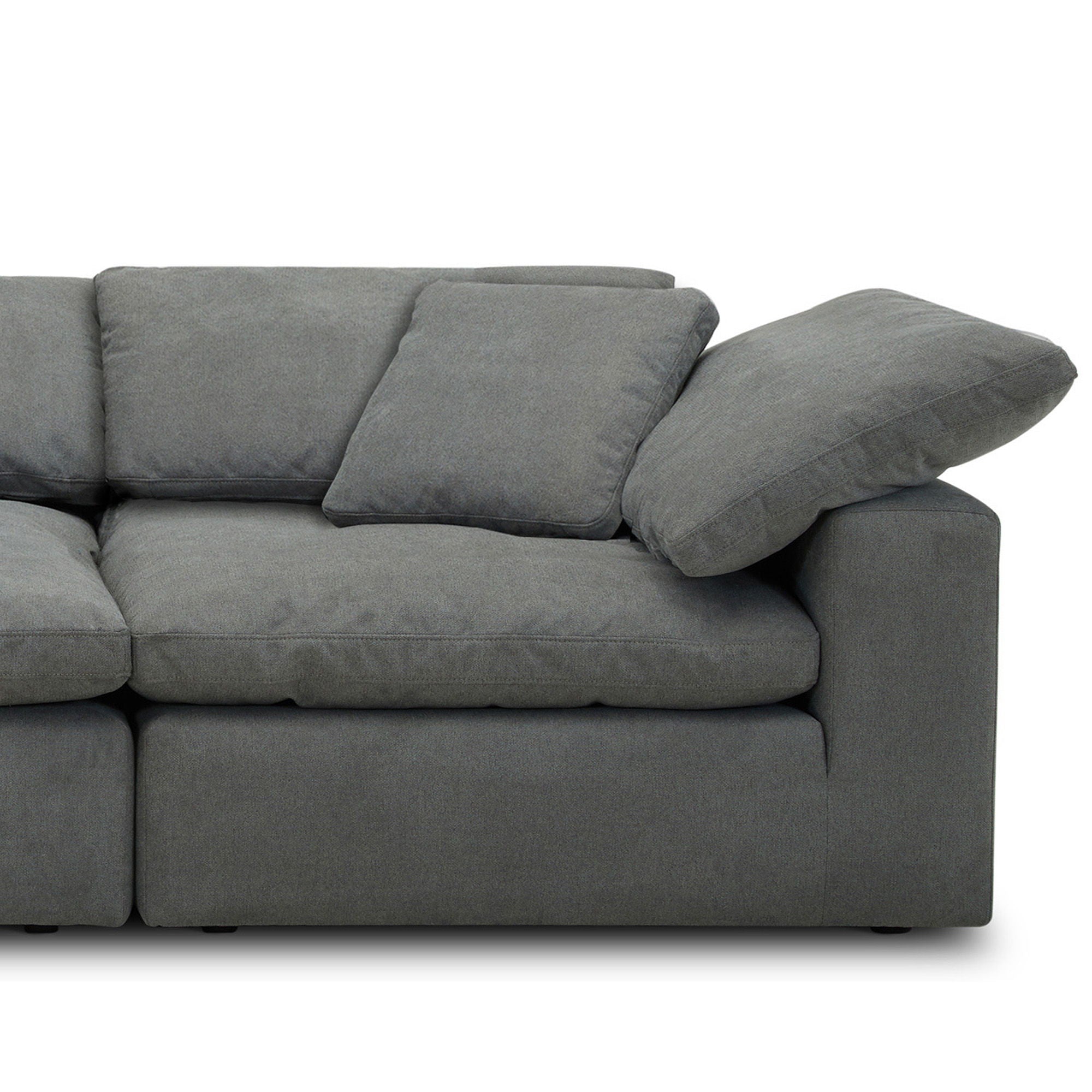 Exhale - Corner With 1 Pillow - Mathis Thunder - Urban Living Furniture (Los Angeles, CA)