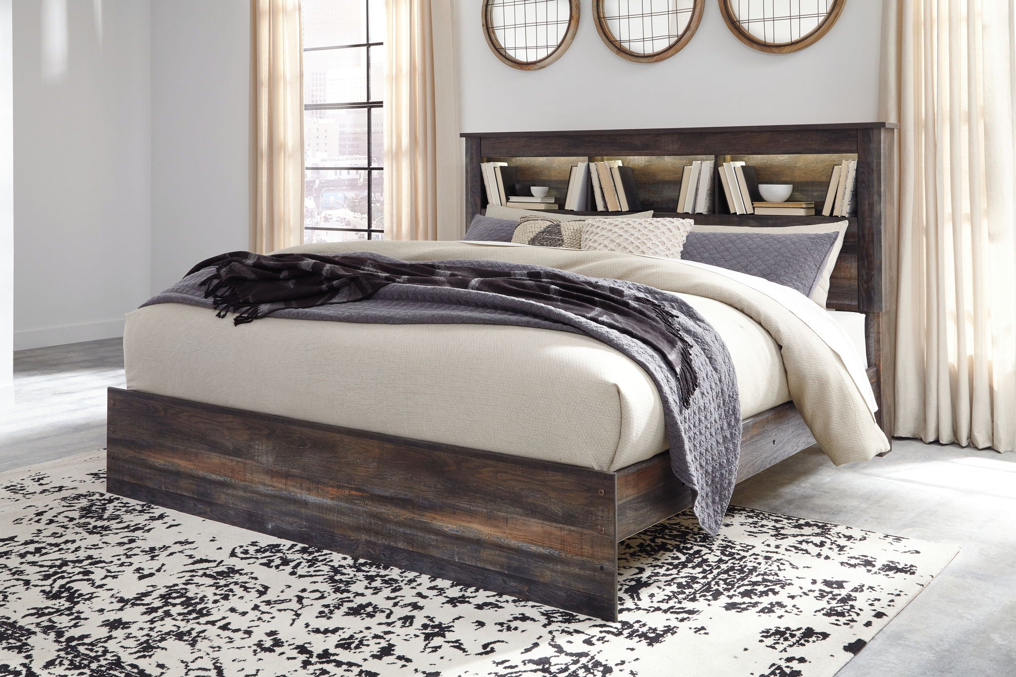 Drystan - Panel Bookcase Bed - Urban Living Furniture (Los Angeles, CA)