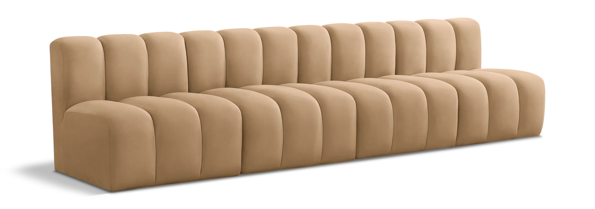 Arc - Velvet 4 Seats Modular Sofa - Urban Living Furniture (Los Angeles, CA)