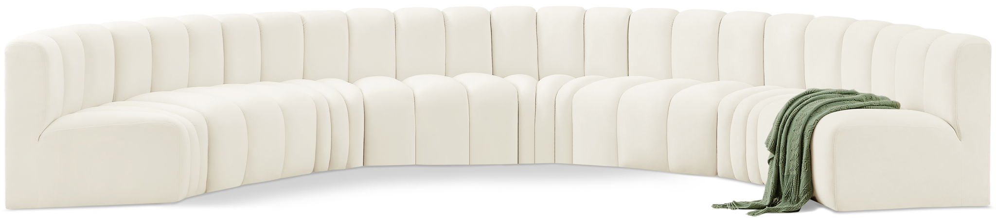 Arc - Velvet 8 Piece U-Shaped Modular Sofa - Urban Living Furniture (Los Angeles, CA)
