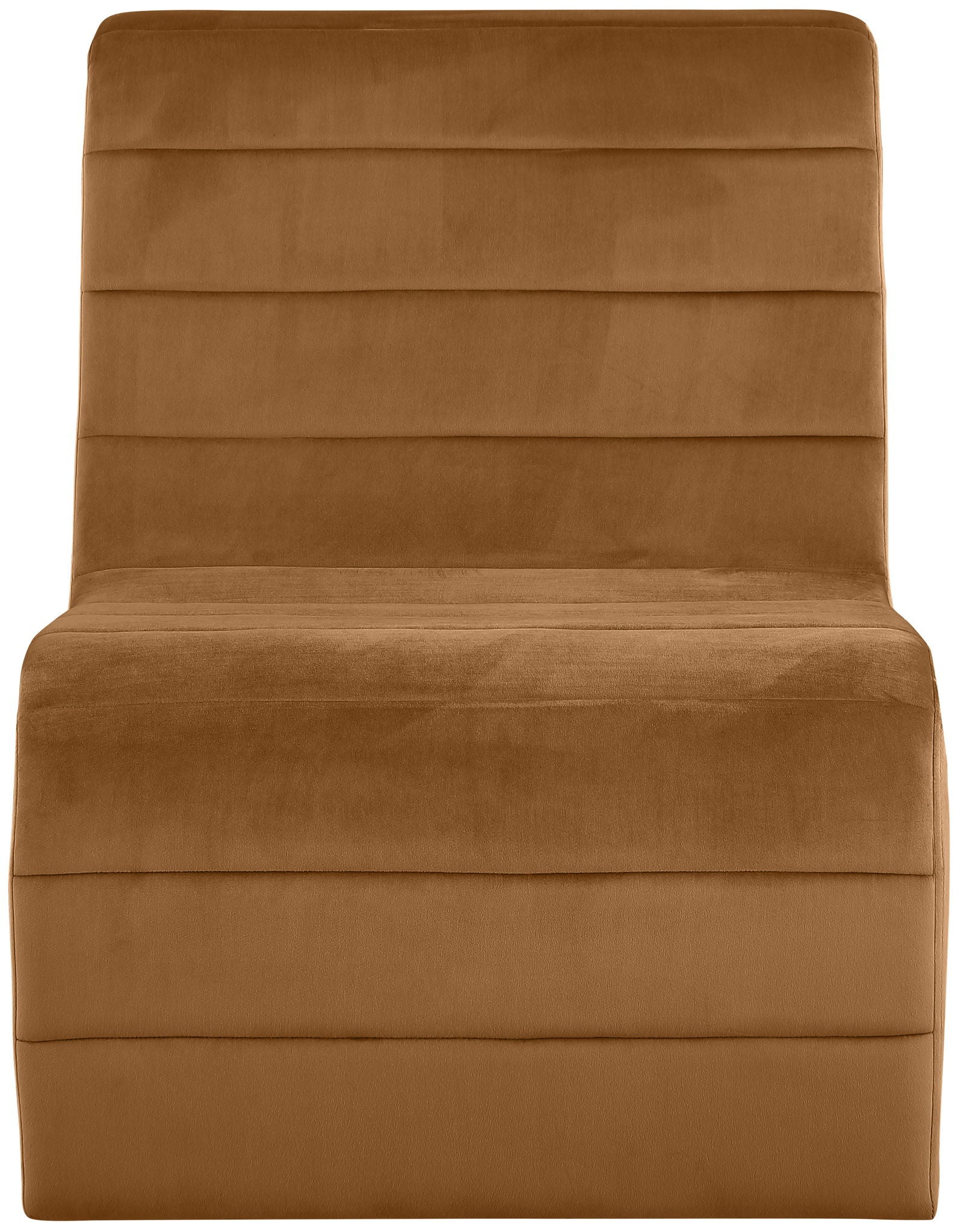 Ivy - Velvet Accent Chair - Saddle - Urban Living Furniture (Los Angeles, CA)