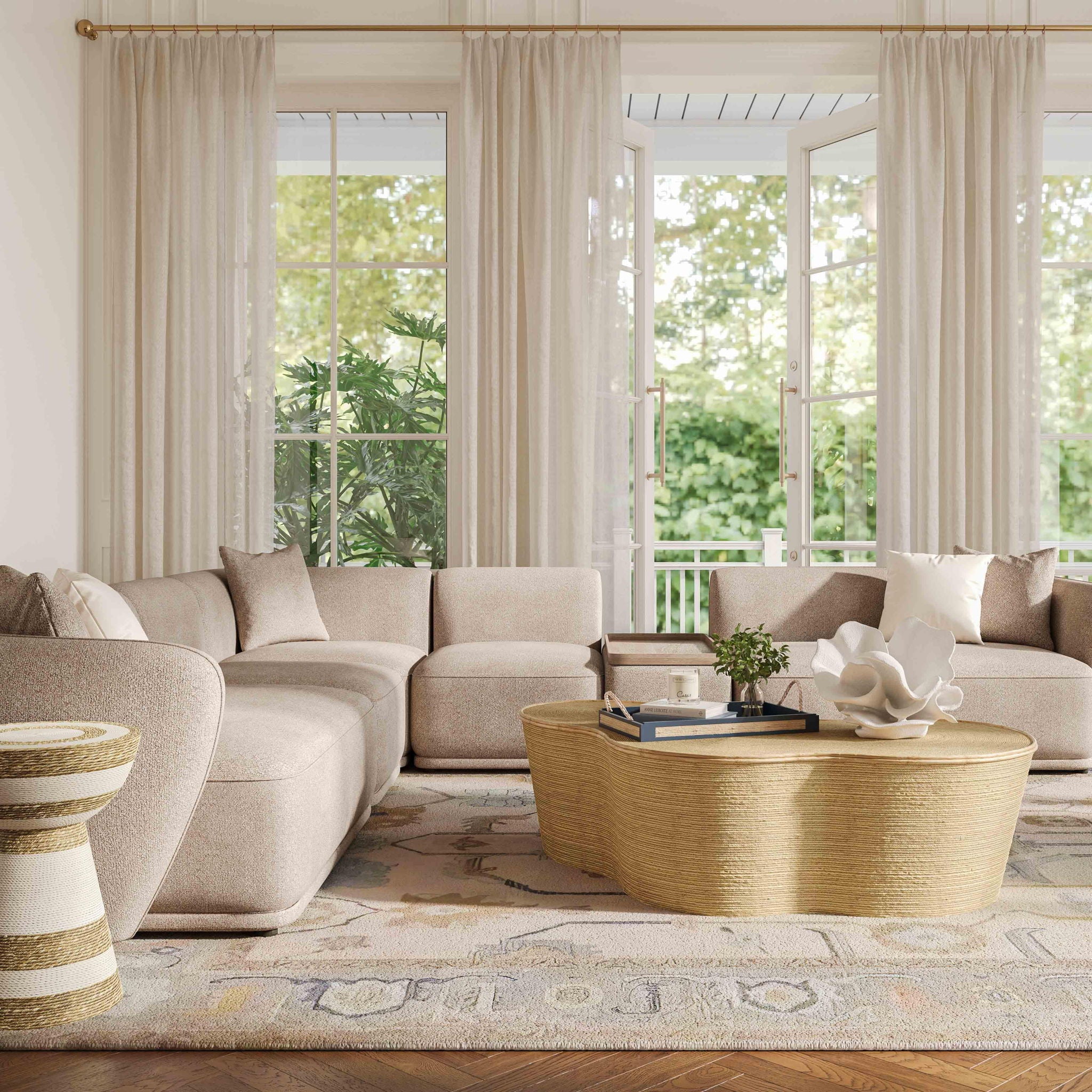 Sylvie - Chaise Sectional - Urban Living Furniture (Los Angeles, CA)