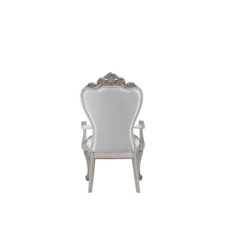Gorsedd - Chair (Set of 2) - Cream Fabric & Antique White - Urban Living Furniture (Los Angeles, CA)