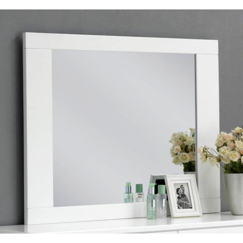 Lorimar - Mirror - White & Chrome Leg - Urban Living Furniture (Los Angeles, CA)