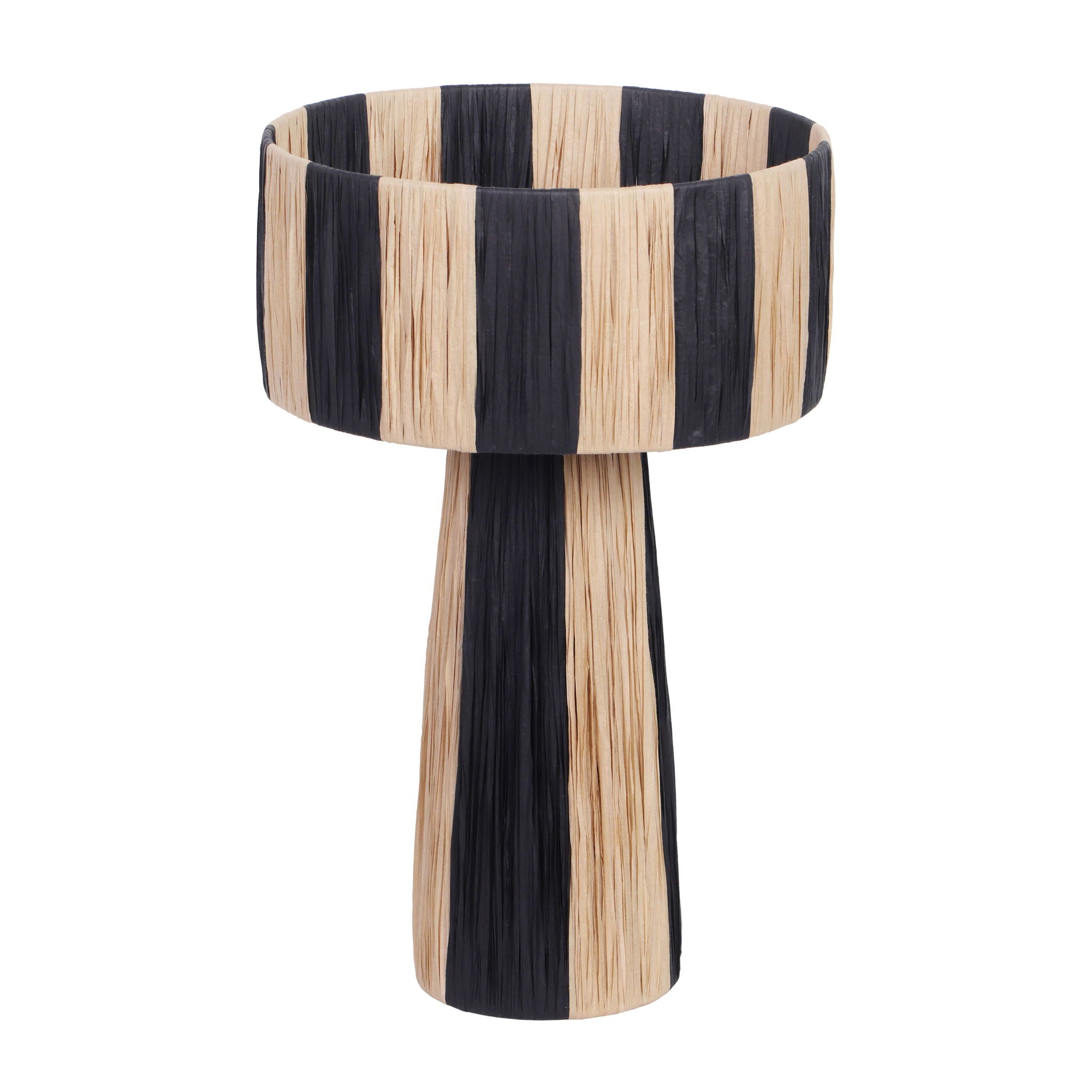 Shelby - Two-Tone Table Lamp - Black / Natural - Urban Living Furniture (Los Angeles, CA)
