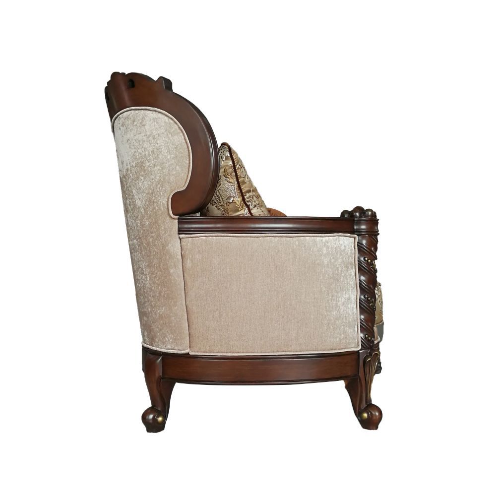 Devayne - Loveseat - Fabric & Dark Walnut - Urban Living Furniture (Los Angeles, CA)