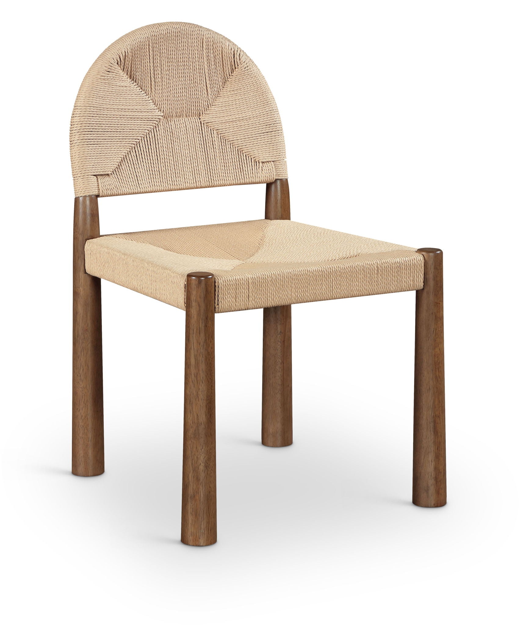 Bohemia - Woven Seagrass Cord And Solid Wood Dining Chair (Set of 2) - Beige - Urban Living Furniture (Los Angeles, CA)