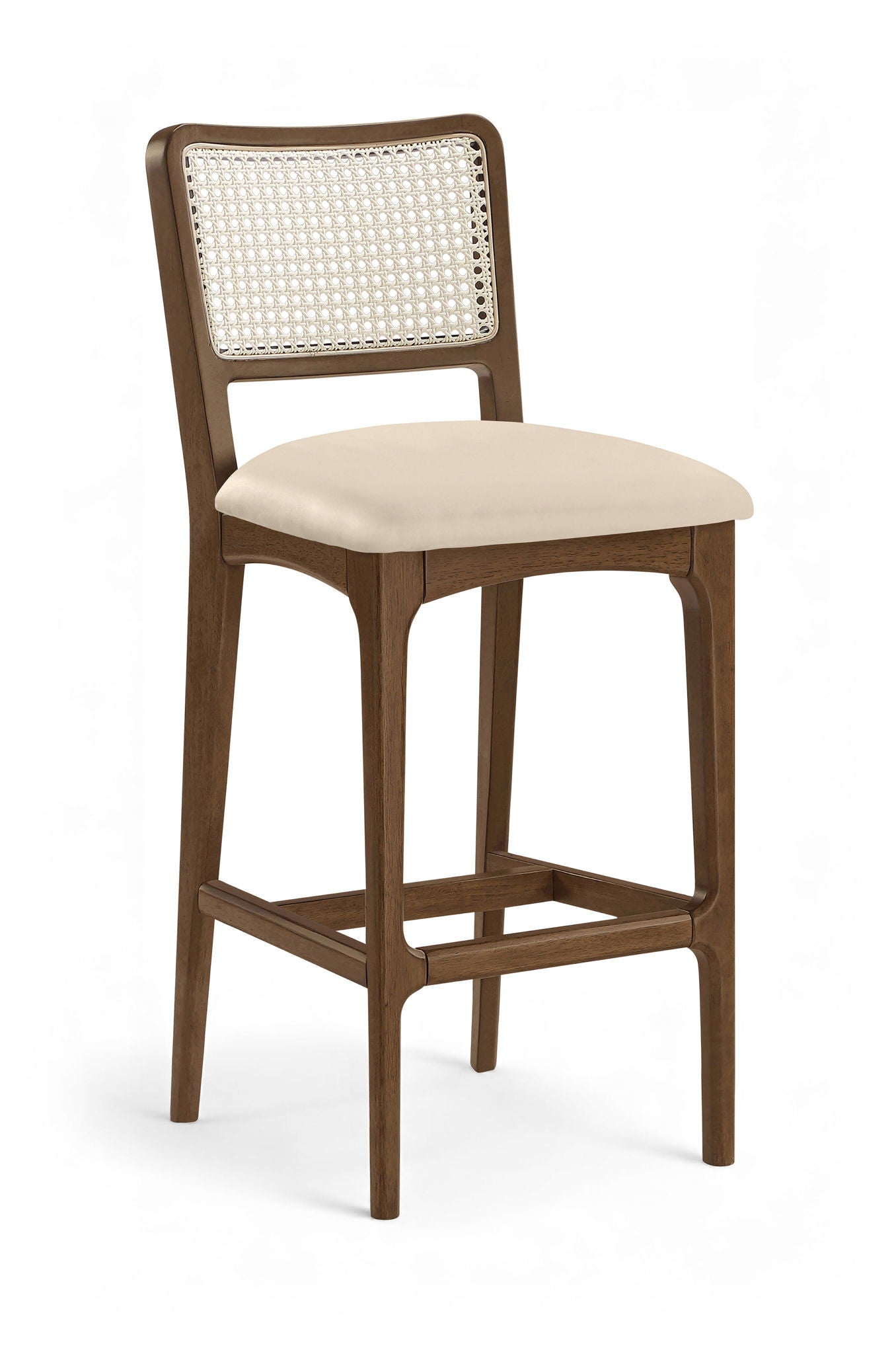 Atrium - Upholstered Bar Stool (Set of 2) - Brushed Brown Frame - Urban Living Furniture (Los Angeles, CA)