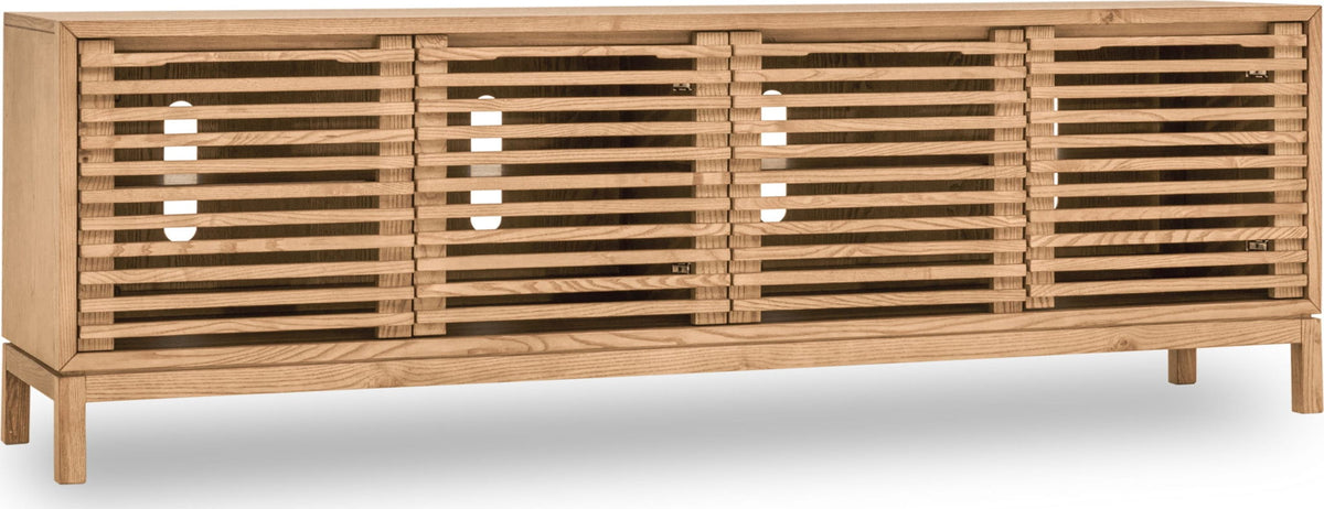 Tanner - Four Door Solid Ash Media Console
