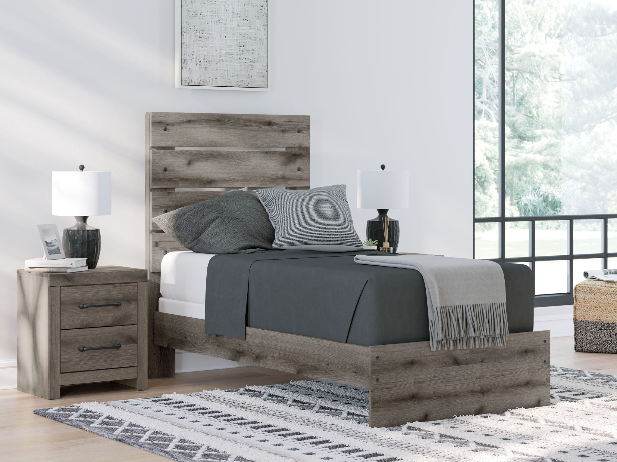 Graystorm - Panel Bed - Urban Living Furniture (Los Angeles, CA)