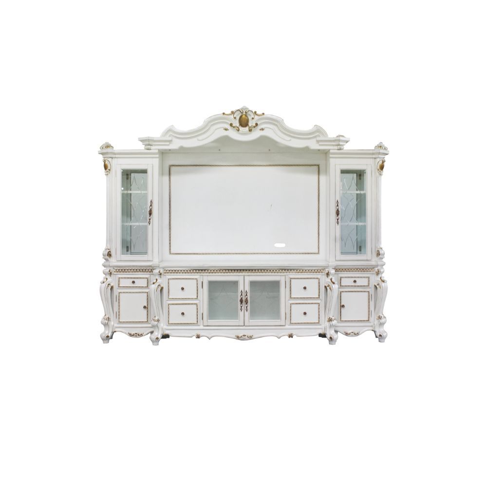 Picardy - Entertainment Center - Antique Pearl - Urban Living Furniture (Los Angeles, CA)