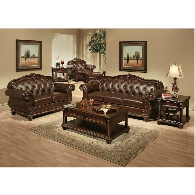 Anondale - Sofa - Espresso Top Grain Leather Match - Urban Living Furniture (Los Angeles, CA)