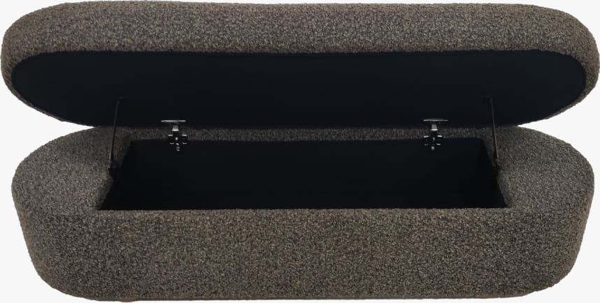 Virgil Kiki - Upholstered Hinged Storage Bench