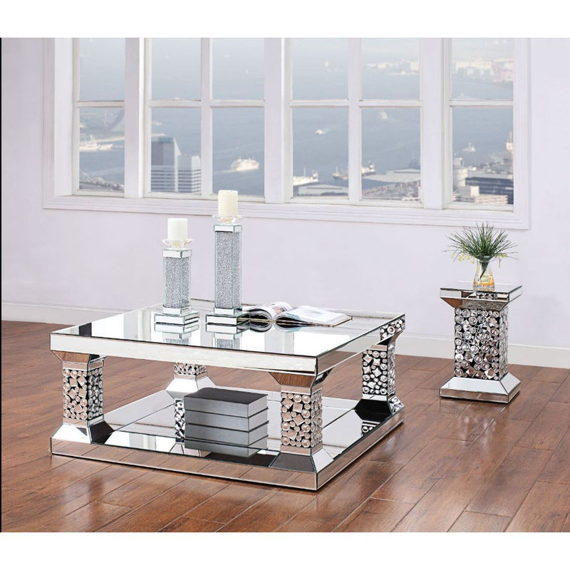 Kachina - Coffee Table - Mirrored & Faux Gems - Urban Living Furniture (Los Angeles, CA)