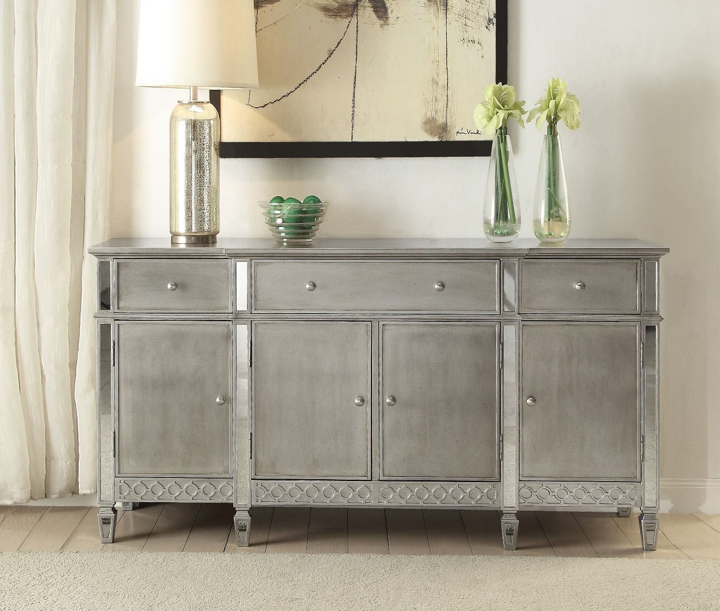 Kacela - Server - Mirrored & Champagne - Urban Living Furniture (Los Angeles, CA)