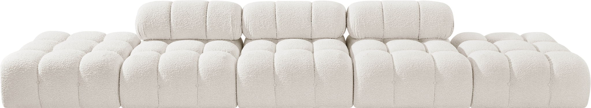 Ames - 5 Piece Boucle Upholstered Modular Sofa With 2 Armless Seats - Urban Living Furniture (Los Angeles, CA)