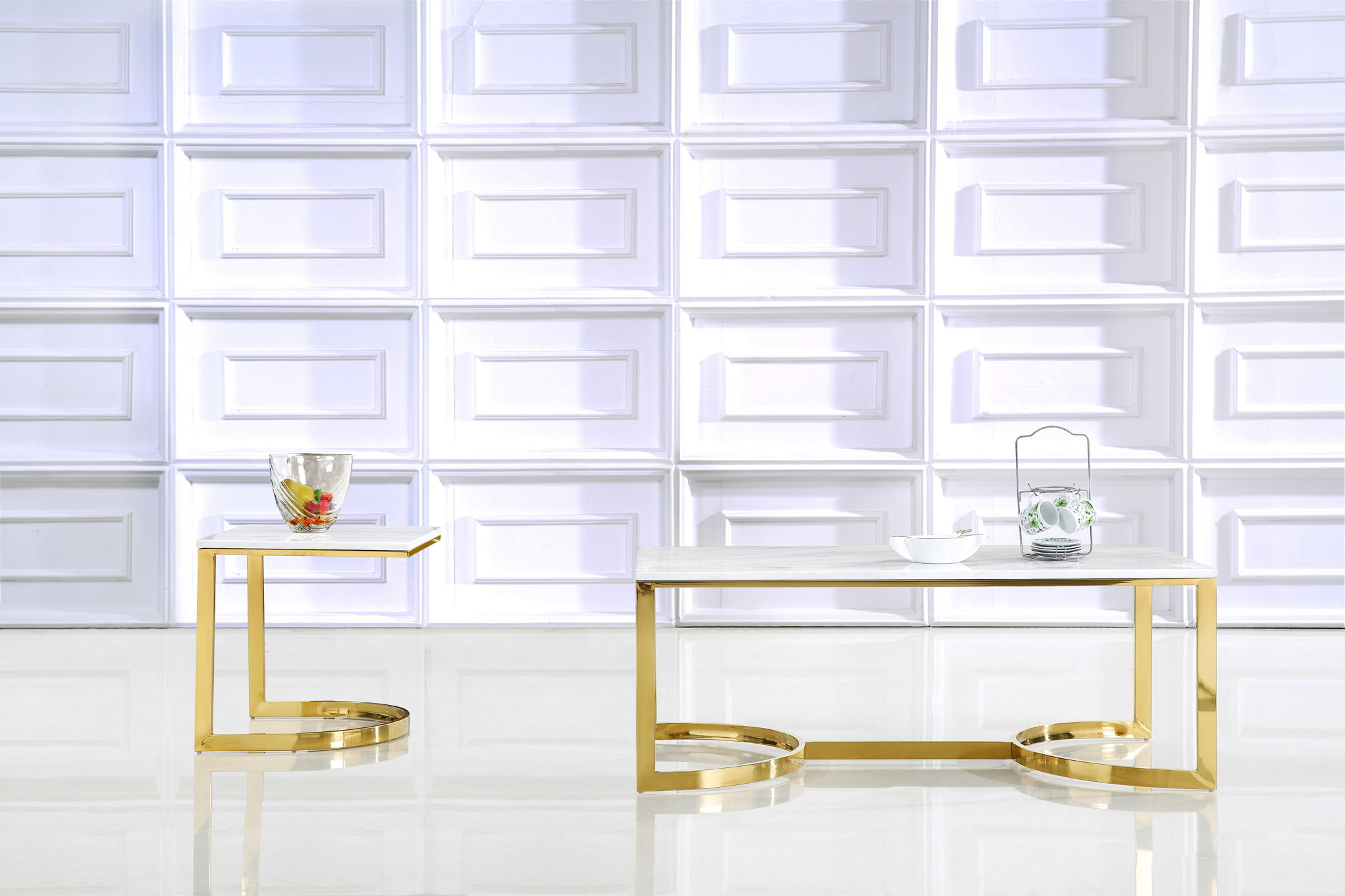 London - Coffee Table - Gold - Urban Living Furniture (Los Angeles, CA)