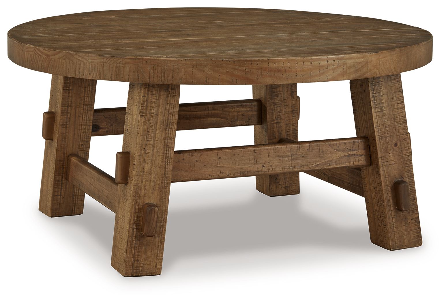 Mackifeld - Warm Brown - Round Cocktail Table - Urban Living Furniture (Los Angeles, CA)