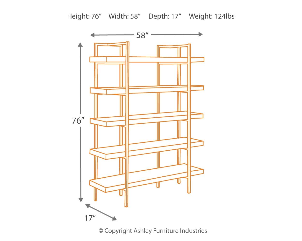 Starmore - Brown - Bookcase - Urban Living Furniture (Los Angeles, CA)