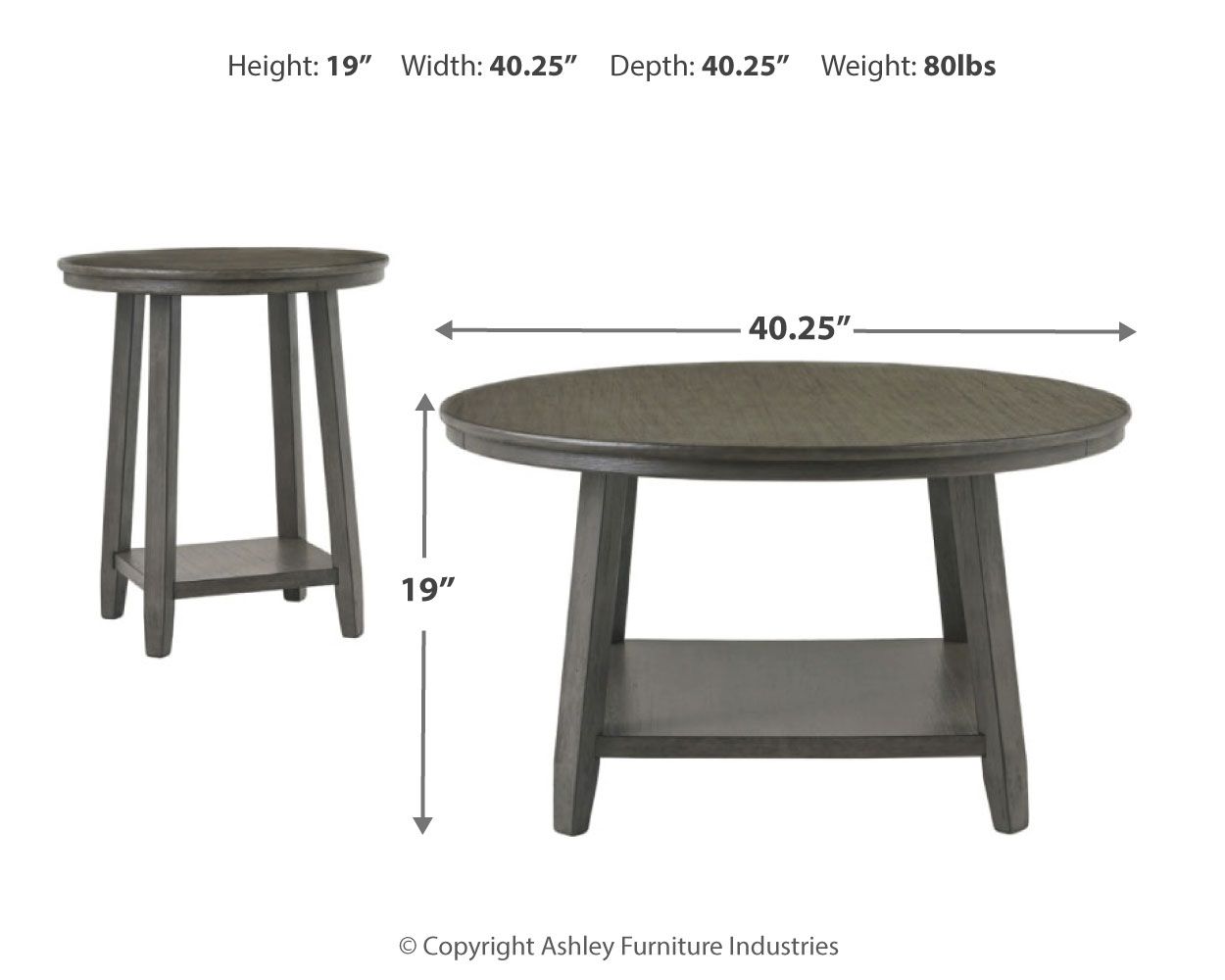Caitbrook - Occasional Table Set (Set of 3) - Gray - Urban Living Furniture (Los Angeles, CA)