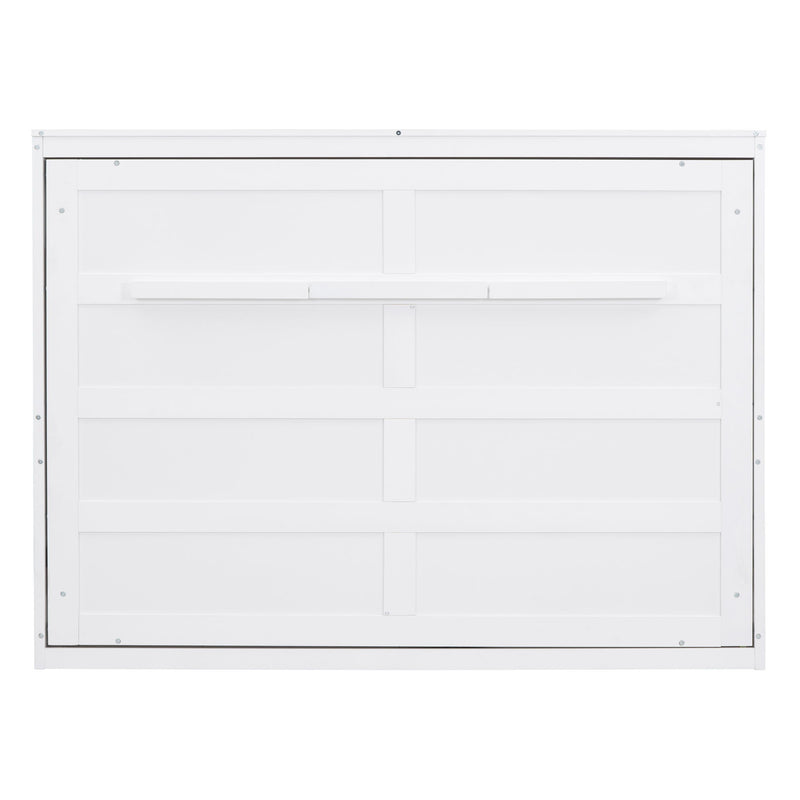 Queen Size, Murphy Wall Bed - White
