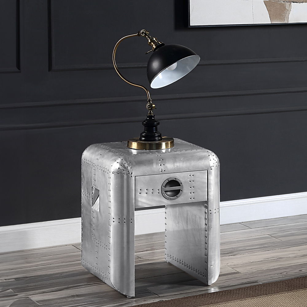 Brancaster - End Table - Aluminum - Urban Living Furniture (Los Angeles, CA)