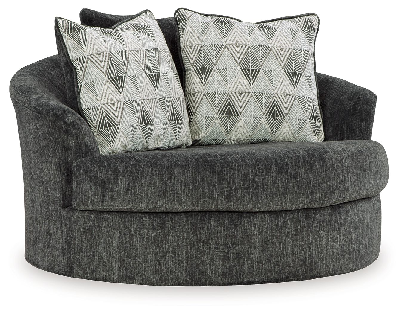 Biddeford - Shadow - Oversized Swivel Accent Chair - Urban Living Furniture (Los Angeles, CA)