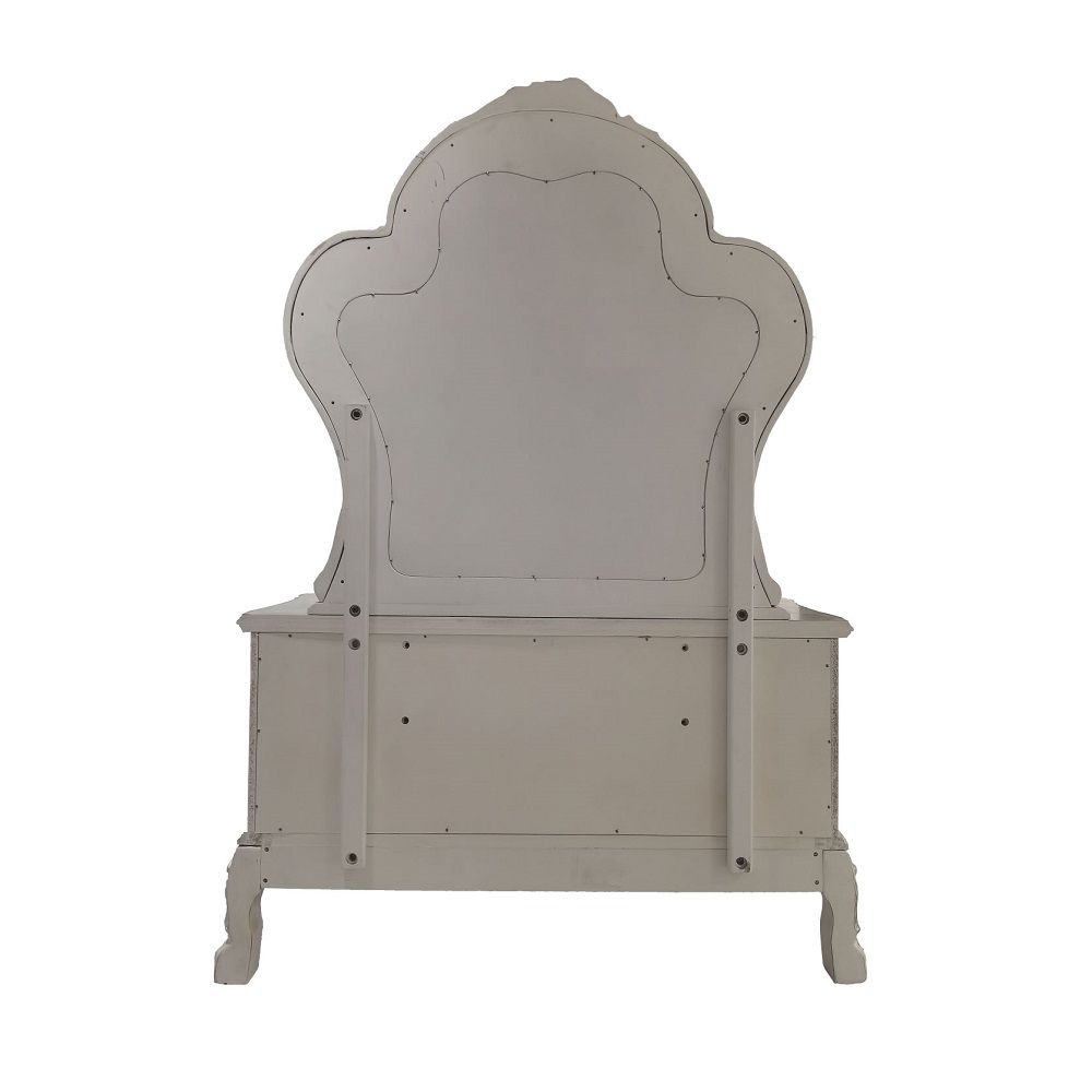 Dresden II - Vanity Desk - Bone White Finish - Urban Living Furniture (Los Angeles, CA)